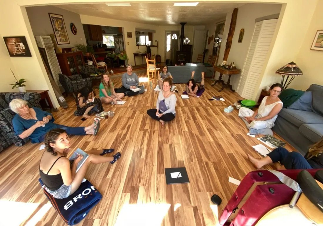 ERT school circle in the studio